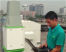 济南市环境监测中心站室外PM2.5监测仪